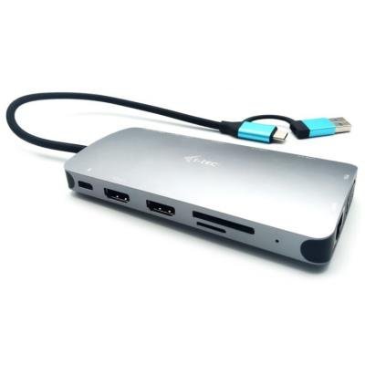 I-TEC USB 3.0/USB-C/Thunderbolt Metal Nano Dock 100W