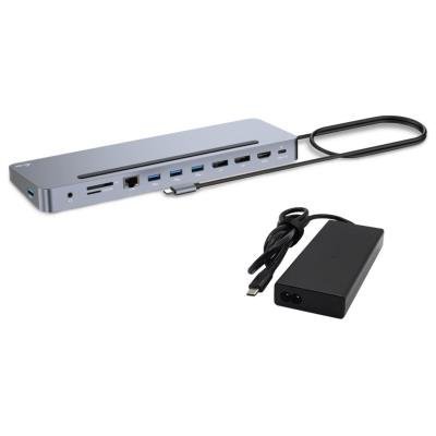 I-TEC USB-C Metal Ergonomic Dock 100W + nabíječka