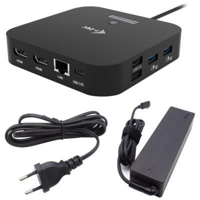 I-TEC USB-C Dual HDMI Dock 100W + nabíječka
