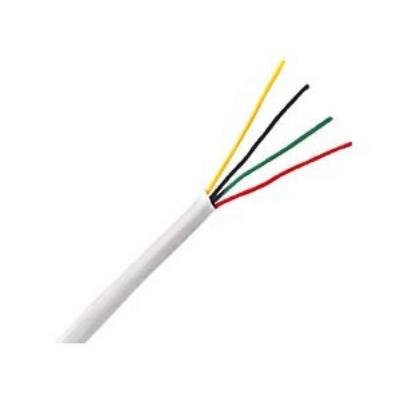 OEM Kabel telefonní, 4 žíly, bílý, 100m
