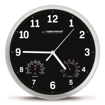 Hodiny Esperanza Lyon černé