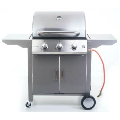 Gril G21 Oklahoma BBQ Premium Line stříbrný