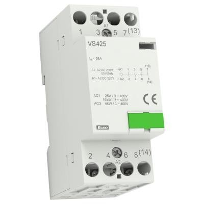 Solarmi VS425-04 relay (installation contactor) 4x 25A 230V AC/DC