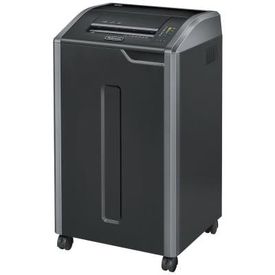 FELLOWES skartovač 425 Ci/ křížový řez 4x30 mm/ objem koše 114 l/ stupeň utajení P-4 (důvěrné)/ černý