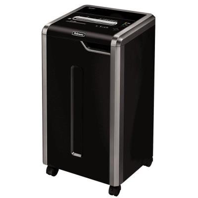 FELLOWES skartovač 325 i/ přímý řez 5,8 mm/ objem koše 83 l/ stupeň utajení P-2/ černý