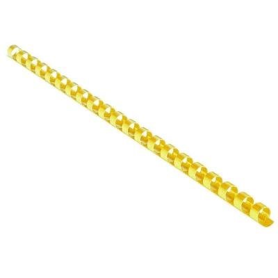 Eurosupplies plastový hřbet 19mm žlutý