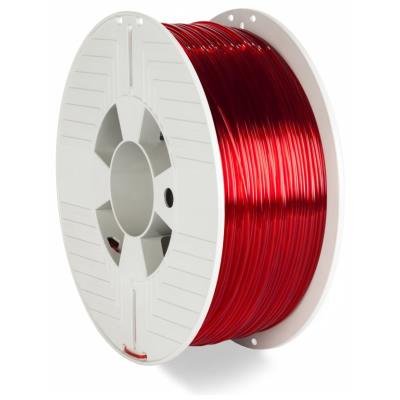 Verbatim PETG 1,75mm červeno-průhledné