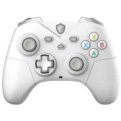MSI gamepad FORCE GC300 Wireless White/ wireless/ 2,4GHz/ Bluetooth/ USB-C/ for PC, Android