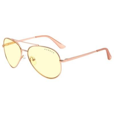 GUNNAR kancelářske/herní brýle MAVERICK ROSE GOLD * skla AMBER (BLF 65) *  GUNNAR focus