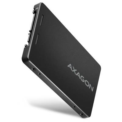 AXAGON interní box na M.2 SATA SSD / RSS-M2B / SATA 6G / hliníkový / černý