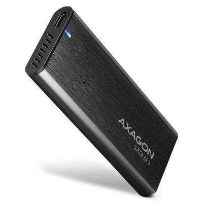 AXAGON box na M.2 SSD / EEM2-SBC / USB-C / USB 3.2 Gen2 / kabel 20cm USB-C na USB-A