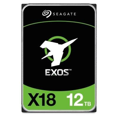 SEAGATE Exos X18 12TB HDD / ST12000NM000J / SATA / 3,5" / 7200 rpm / 256MB / 512E/4KN
