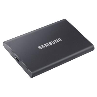 SAMSUNG Portable SSD T7 500GB / USB 3.2 Gen 2 / USB-C / External / Titan Gray