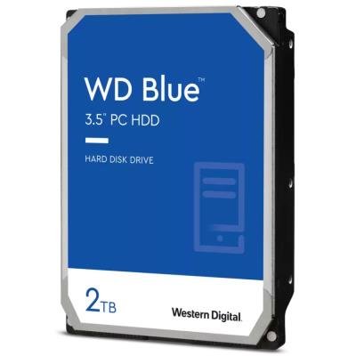 WD BLUE 2TB / WD20EZAZ / SATA 6Gb/s / Interní 3,5"/ 5400rpm / 256MB 