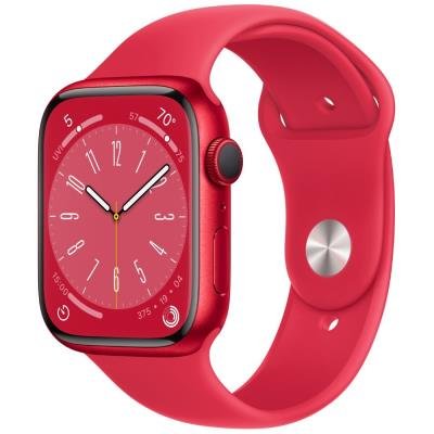 Apple Watch 8 GPS 45mm červené