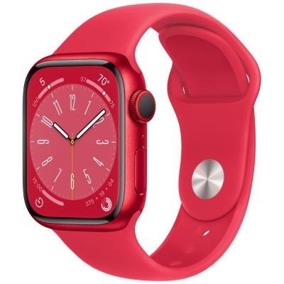 Apple Watch 8 GPS + Cellular 41mm červené