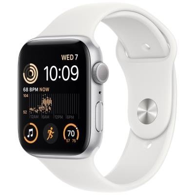Apple Watch SE GPS 44mm stříbrno-bílé