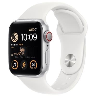 Apple Watch SE GPS + Cellular 40mm stříbrno-bílé