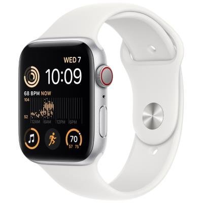 Apple Watch SE GPS + Cellular 44mm stříbrno-bílé