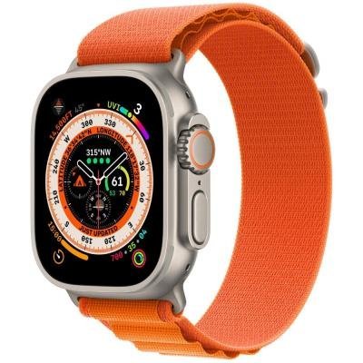 Apple Watch Ultra GPS + Cellular 49mm šedo-oranžové