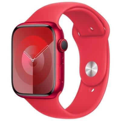 Apple Watch Series 9 45mm (PRODUCT)RED hliník s (PRODUCT)RED sportovním řemínkem M/L