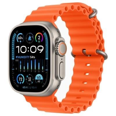 Apple Watch Ultra 2 49mm šedo-oranžové