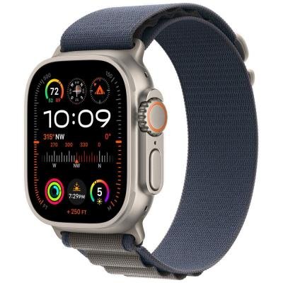 Apple Watch Ultra 2 49mm šedo-modré L
