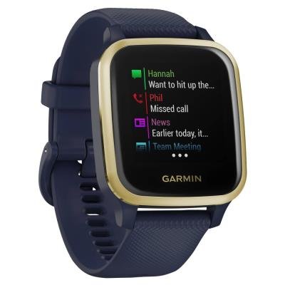Garmin Venu Sq Music modro-zlaté