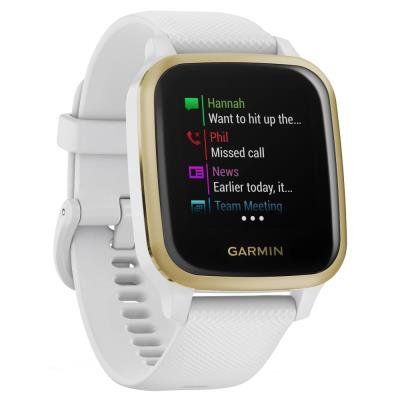 Garmin Venu Sq bílo-zlaté