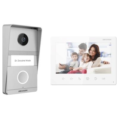 Hikvision DS-KIS101-P/Surface Kit videotelefonu, 2-drát, povrchová montáž, bytový monitor + dveřní stanice