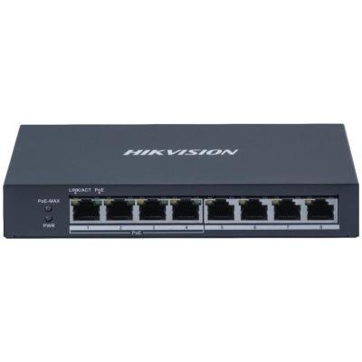 Hikvision DS-3E0508P-O - Switch 8x 10/100/1000Mbit (4x Gb PoE), 60W