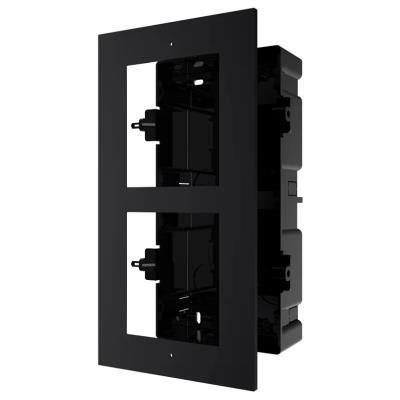 Hikvision DS-KD-ACF2/BLACK - 2- rámeček interkomu pro zápustnou montáž; černý