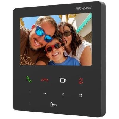 Hikvision DS-KH6110-WE1/Alarm - Vnitřní IP stanice s 4,3" dotykovou TFT obrazovkou, PoE, Alarm