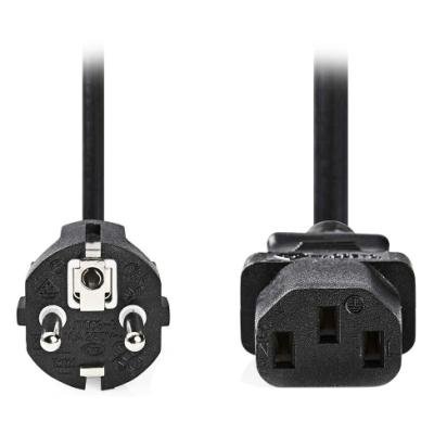 Kabel Nedis 230V 5m černý