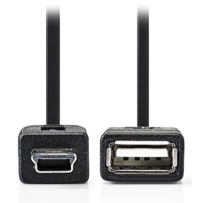 Kabel Nedis USB 2.0 A na mini B 20cm