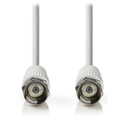 Kabel Nedis anténní 1,5m bílý