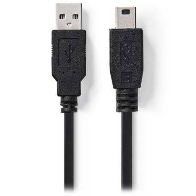 Kabel Nedis USB 2.0 A na USB 2.0 mini B 1m 