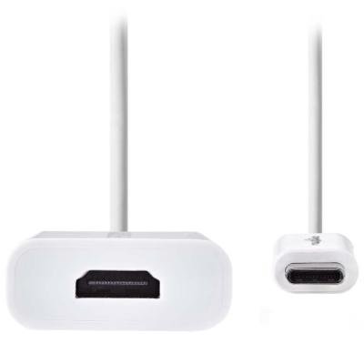 Redukce Nedis USB typ C na HDMI bílá