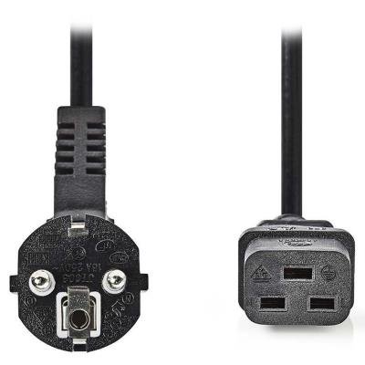 Kabel Nedis 230V 2m černý