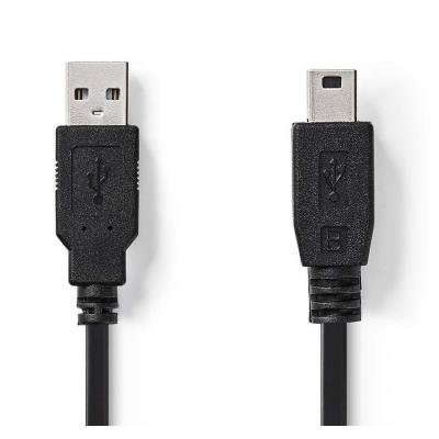 Nedis USB-A 2.0 na USB mini B 2m