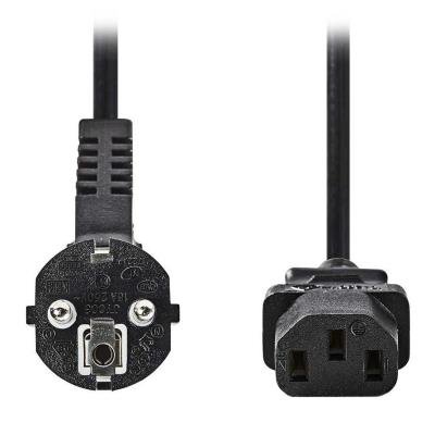 Kabel Nedis 230V 2m černý
