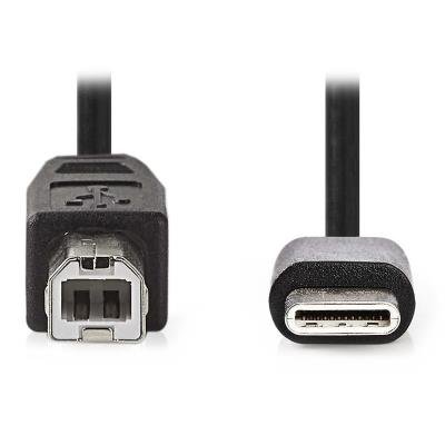 Nedis USB 2.0 USB-C na USB-B 1m