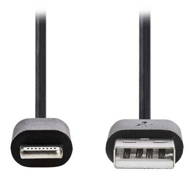 Nedis USB na Lightning 1m černý