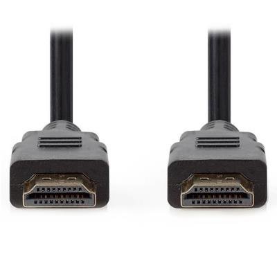 NEDIS High Speed HDMI 1.4 kabel s ethernetem/ 1080p@60Hz/ zlacené konektory HDMI-HDMI/ černý/ bulk/ 1,5m