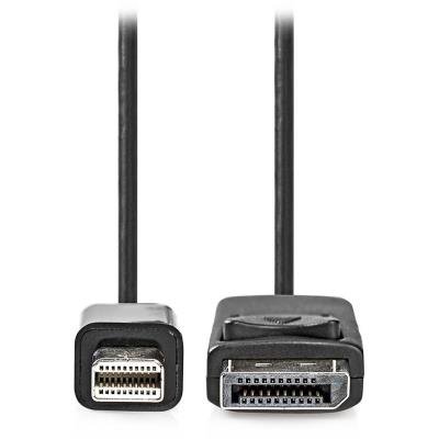 Nedis mini DisplayPort na DisplayPort 1m černý