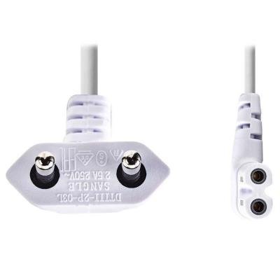 Nedis kabel Euro na IEC-320-C7 bílý 3m