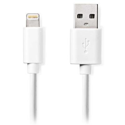 Nedis USB na Lightning 1m bílý