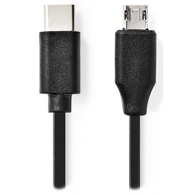 Nedis USB-C 2.0 na micro USB 1m černý