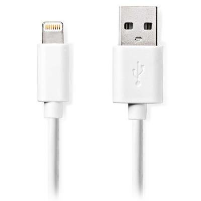 Nedis USB na Lightning 2m bílý