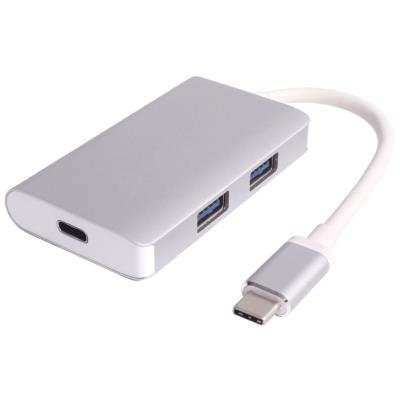 PremiumCord USB Hub 10G SuperSpeed / USB-C /  2x USB-A 3.1 + 2x USB-C 3.1